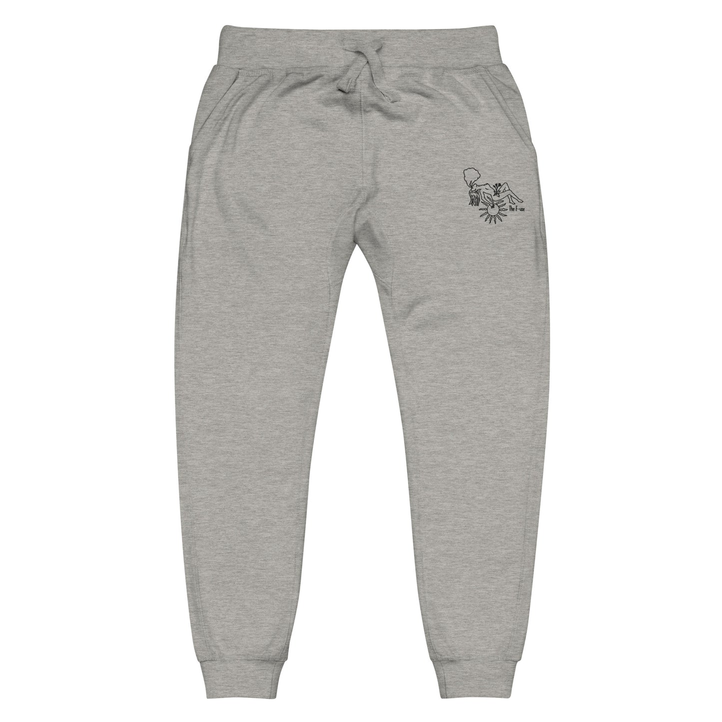 Favorite Skin Embroidered Sweatpants (Black Outline)