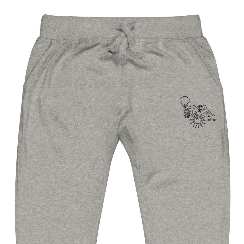 Favorite Skin Embroidered Sweatpants (Black Outline)