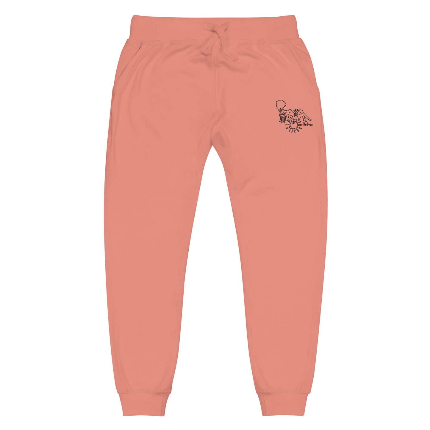 Favorite Skin Embroidered Sweatpants (Black Outline)
