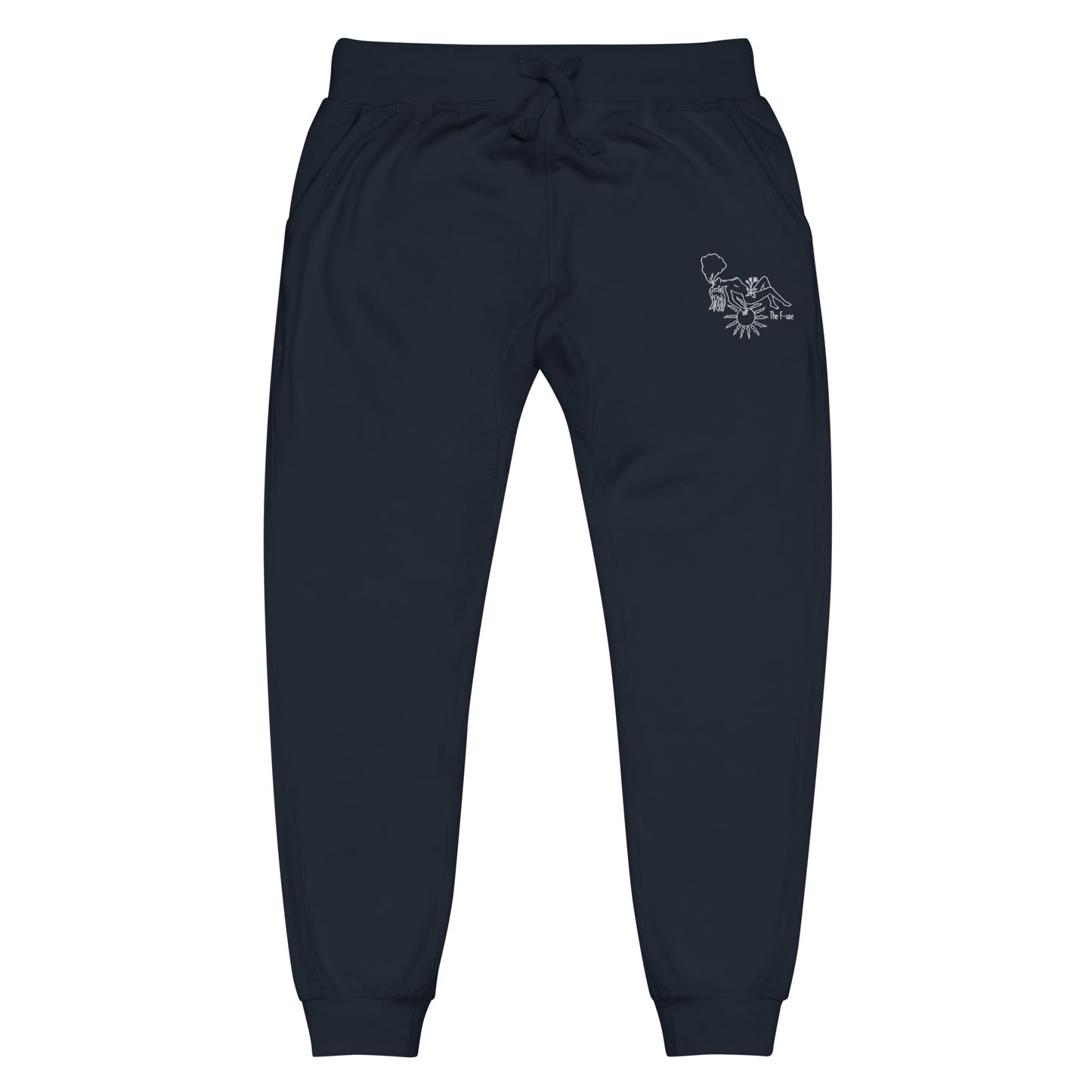 Favorite Skin Embroidered Sweatpants (White Outline)